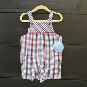 NWT Little English Americana Plaid Hampton Shortall 18M